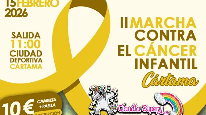 Marcha contra el cáncer infantil Cartama